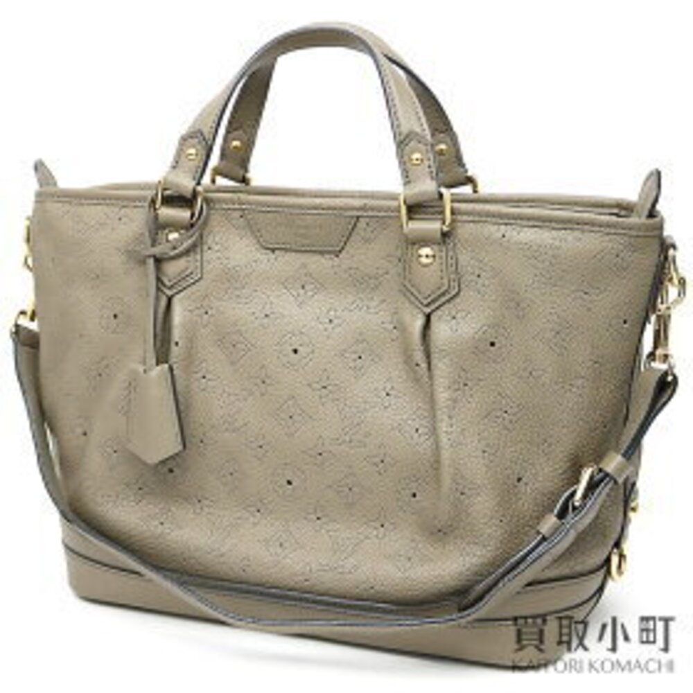 Louis Vuitton Stellar Mahina Tote Bag Taupe Perfo carrying handbag